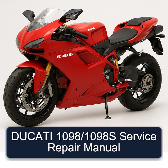Ducati 1098 /1098s Service Repair Workshop Manual PDF