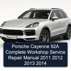 2011-2014 Porsche Cayenne 92A Service Repair Workshop Manual PDF