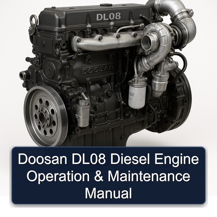 Daewoo Doosan DL08 Diesel Engine Operation Maintenance Service Repair Workshop Manual PDF