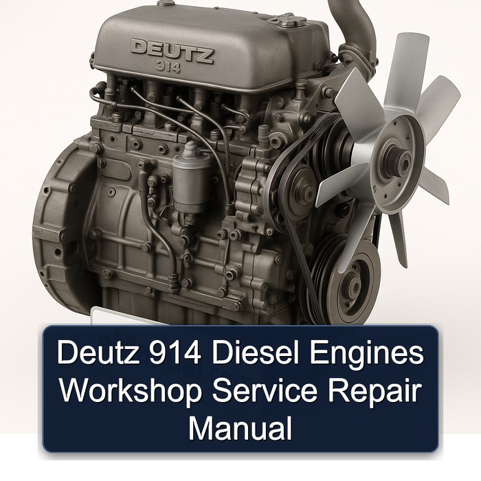 Deutz 914 Diesel Engines Service Repair Workshop Manual PDF