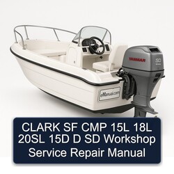 Clark SF CMP 15L 18L 20SL 15D D SD Service Repair Workshop Manual PDF