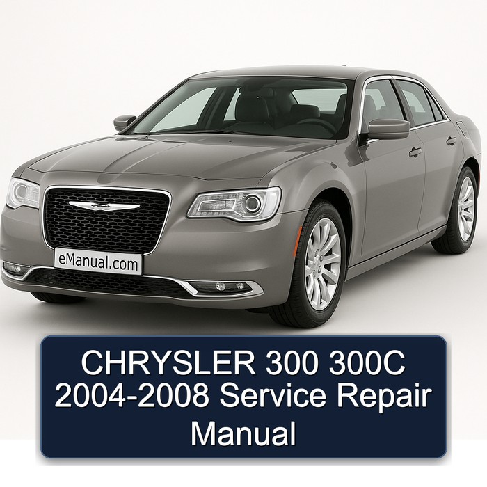 2004-2008 Chrysler 300C Service Repair Workshop Manual PDF