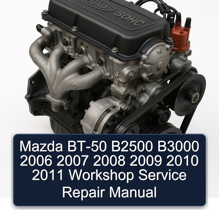 2006-2011 Ford SOHC Mazda BT-50 B2500 B3000 Service Repair Workshop Manual PDF