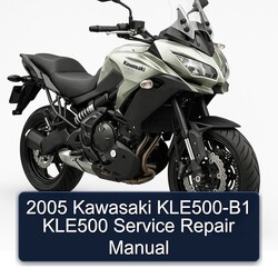 2005 Kawasaki Versys Kle500-b1 KLE500 Service Repair Workshop Manual PDF