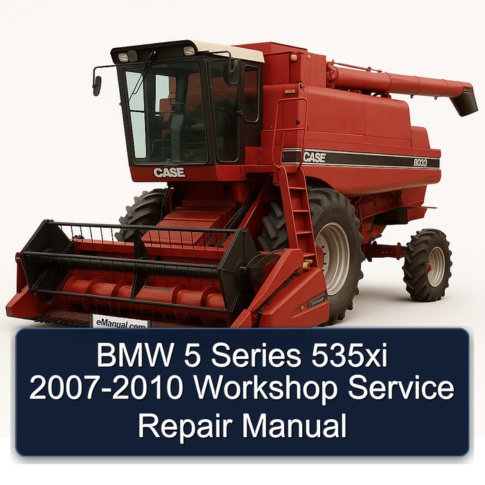 2007-2010 BMW 5 Series 535XI Service Repair Workshop Manual PDF