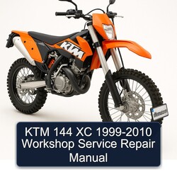 1999-2010 KTM 144 XC Service Repair Workshop Manual PDF