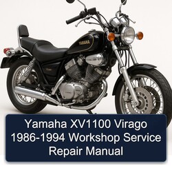 1986-1994 Yamaha Virago XV1100 Service Repair Workshop Manual PDF