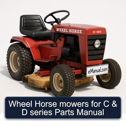 Wheel Horse Mowers C D Series Parts Catalog PDF