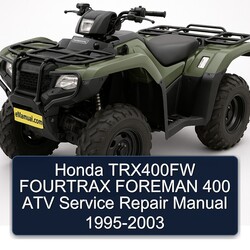 1995-2003 Honda TRX400FW Fourtrax Foreman 400 ATV Service Repair Workshop Manual PDF