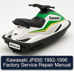 1992-1996 Kawasaki JF650 Service Repair Workshop Manual PDF
