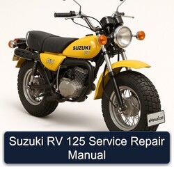 Suzuki RV Series 125 Service Repair Workshop Manual PDF