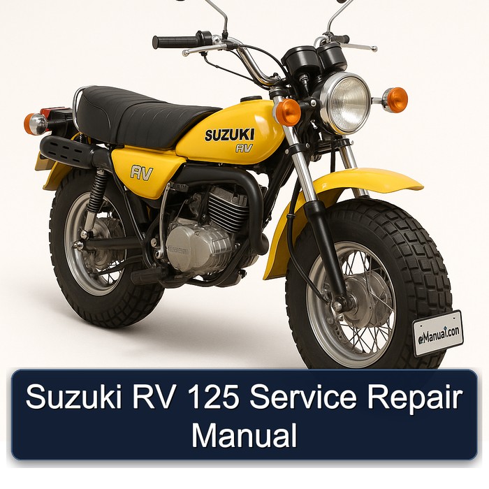 Suzuki RV Series 125 Service Repair Workshop Manual PDF