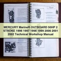 1996-2002 Mercury Mariner Outboard 50HP 2 Stroke Service Repair Workshop Manual PDF