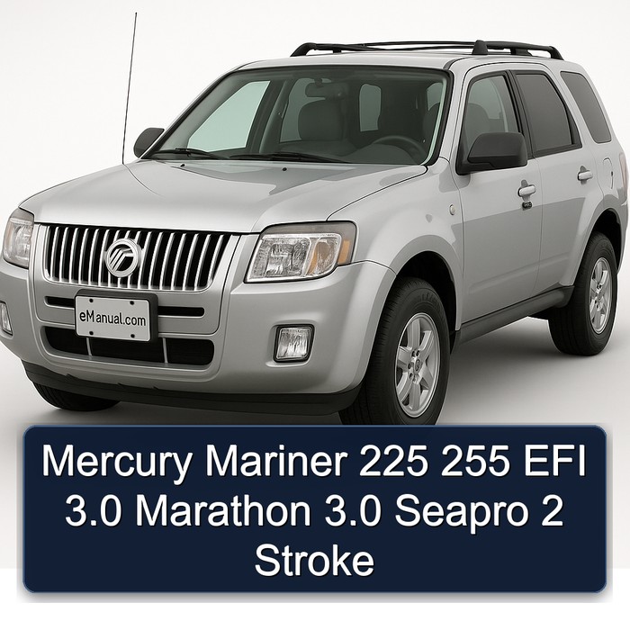 Mercury Mariner 225 255 EFI 3.0 Marathon 3.0 Seapro 2 Stroke