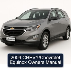 2009 Chevrolet Equinox Chevy/ Owners Owner's Manual PDF