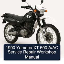 1990 Yamaha XT Models 600 /ac Service Repair Workshop Manual PDF