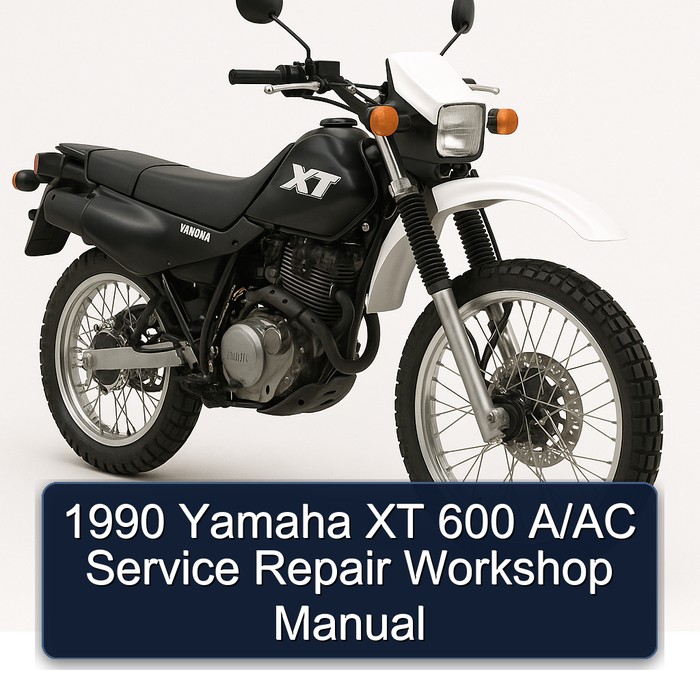1990 Yamaha XT Models 600 /ac Service Repair Workshop Manual PDF
