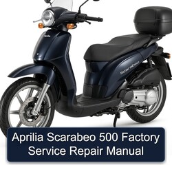 Aprilia Scarabeo 500 Factory Service Repair Manual 