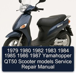 1982-1987 Baotian Yamahopper QT50 Scooter Models Service Repair Workshop Manual PDF