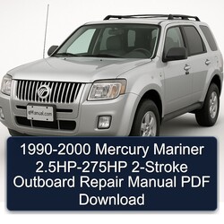 1990-2000 Mercury Mariner 2.5hp-275hp 2-stroke Outboard Service Repair Workshop Manual PDF
