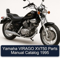 1995 Yamaha Virago XV750 Parts Catalog PDF