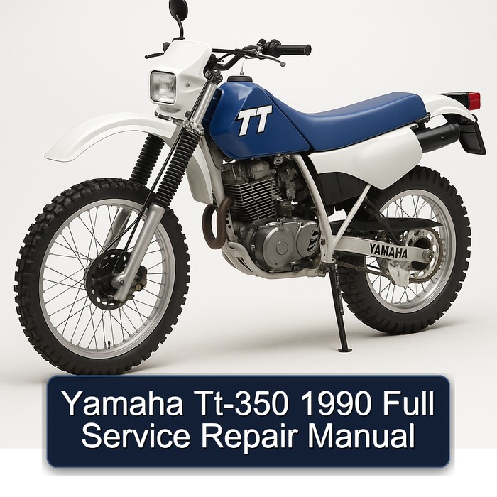1990 Yamaha TT Models TT-350 Service Repair Workshop Manual PDF