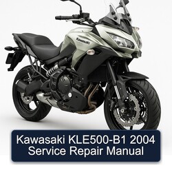 2004 Kawasaki Versys Kle500-b1 Service Repair Workshop Manual PDF