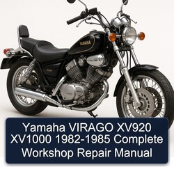 1982-1985 Yamaha Virago XV920 XV1000 Service Repair Workshop Manual PDF