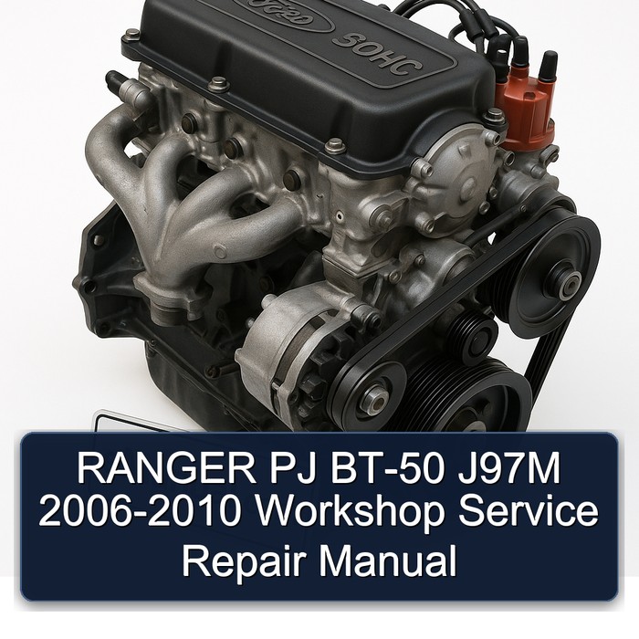 2006-2010 Ford SOHC Ranger PJ BT-50 J97M Service Repair Workshop Manual PDF