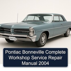 2004 Pontiac Bonneville Service Repair Workshop Manual PDF