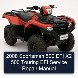 2008 Sportsman 500 EFI X2 Touring Service Repair Workshop Manual PDF
