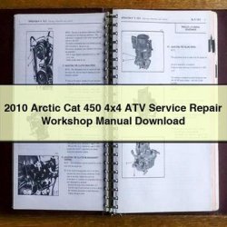 2010 Arctic Cat 450 4x4 ATV Service Repair Workshop Manual PDF