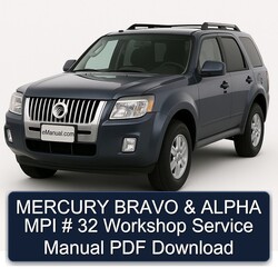 Mercury Bravo Alpha MPI 32 Service Repair Workshop Manual PDF