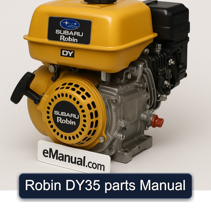 Subaru Robin DY Models DY35 Parts Catalog PDF