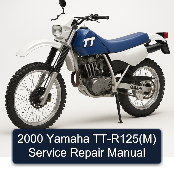 2000 Yamaha TT Models Tt-r125(m) Service Repair Workshop Manual PDF