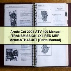 2004 Arctic CAT ATV 400 Transmission 4x4 RED MRP A2004ath4aust [parts ] Parts Catalog PDF