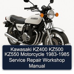 1983-1985 Kawasaki KZ Series KZ400 KZ500 KZ550 Motorcycle Service Repair Workshop Manual PDF