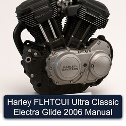 2006 Harley Davidson Revolution Flhtcui Ultra Classic Electra Glide Service Repair Workshop Manual PDF