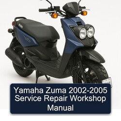 2002-2005 Yamaha Zuma Service Repair Workshop Manual PDF