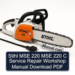 Stihl MSE 220 C Service Repair Workshop Manual PDF