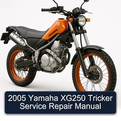 2005 Yamaha XG250 Tricker Service Repair Workshop Manual PDF