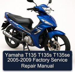 2005-2009 Yamaha T135 T135S T135SE Service Repair Workshop Manual PDF