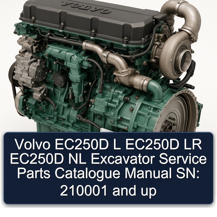 Chevrolet Parts Catalogue Volvo EC250D L LR NL Excavator Sn: 210001 Up Catalog PDF
