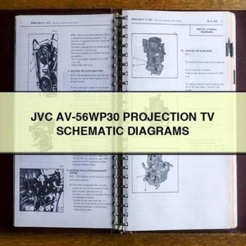 JVC Av-56wp30 Projection TV Electrical Wiring Diagrams PDF