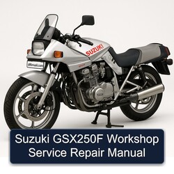 Suzuki GSX Series GSX250F Service Repair Workshop Manual PDF