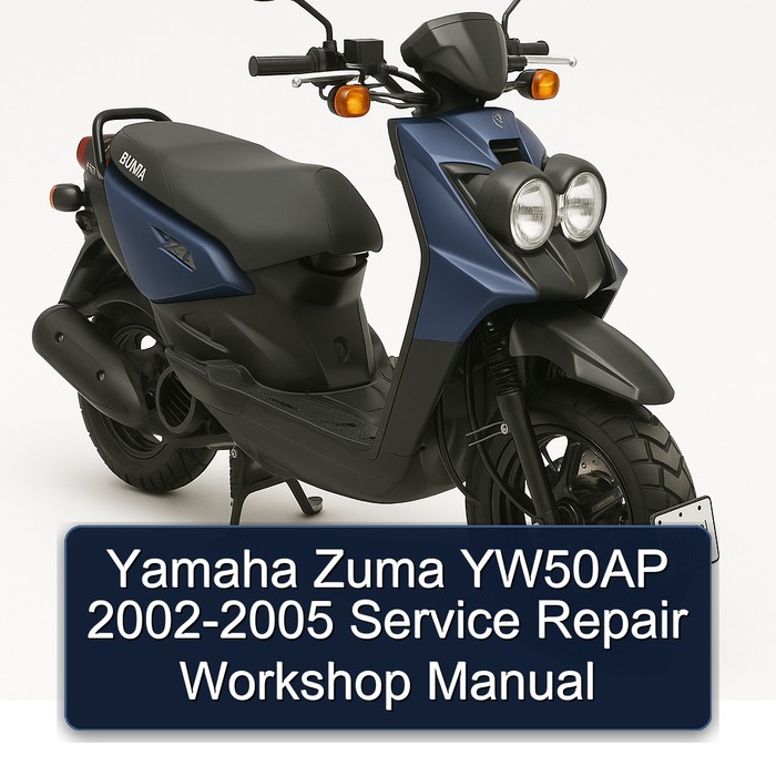 2002-2005 Yamaha Zuma YW50AP Service Repair Workshop Manual PDF