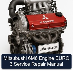 Mitsubishi K Series Mitsubushi 6m6 Engine Euro 3 Service Repair Workshop Manual PDF