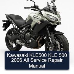 2006 Kawasaki Versys KLE500 KLE 500 All Service Repair Workshop Manual PDF
