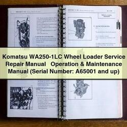 Komatsu WA250-1LC Wheel Loader Operation (serial Number: A65001 Up) Service Repair Workshop Manual PDF