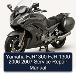 2006-2007 Yamaha FJR Models FJR1300 1300 Service Repair Workshop Manual PDF
